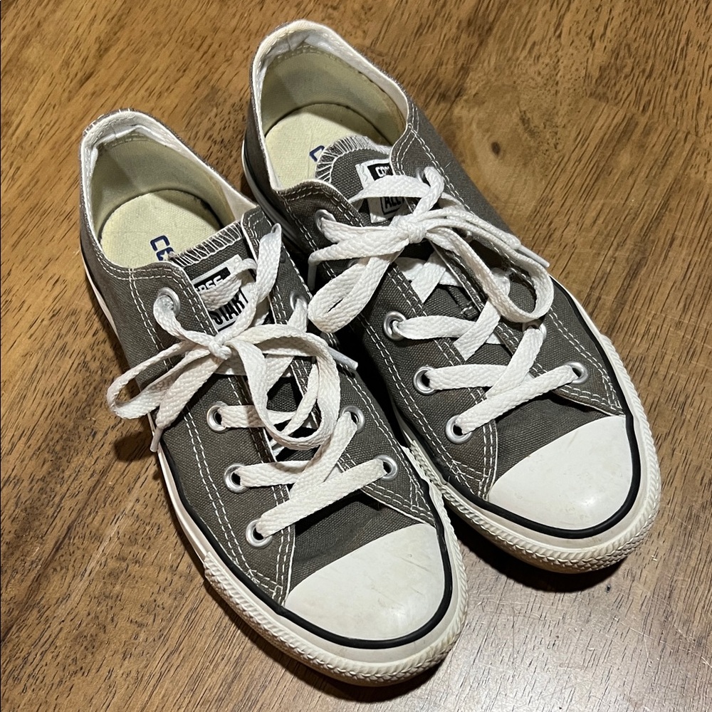 Converse Gray and White Sneakers